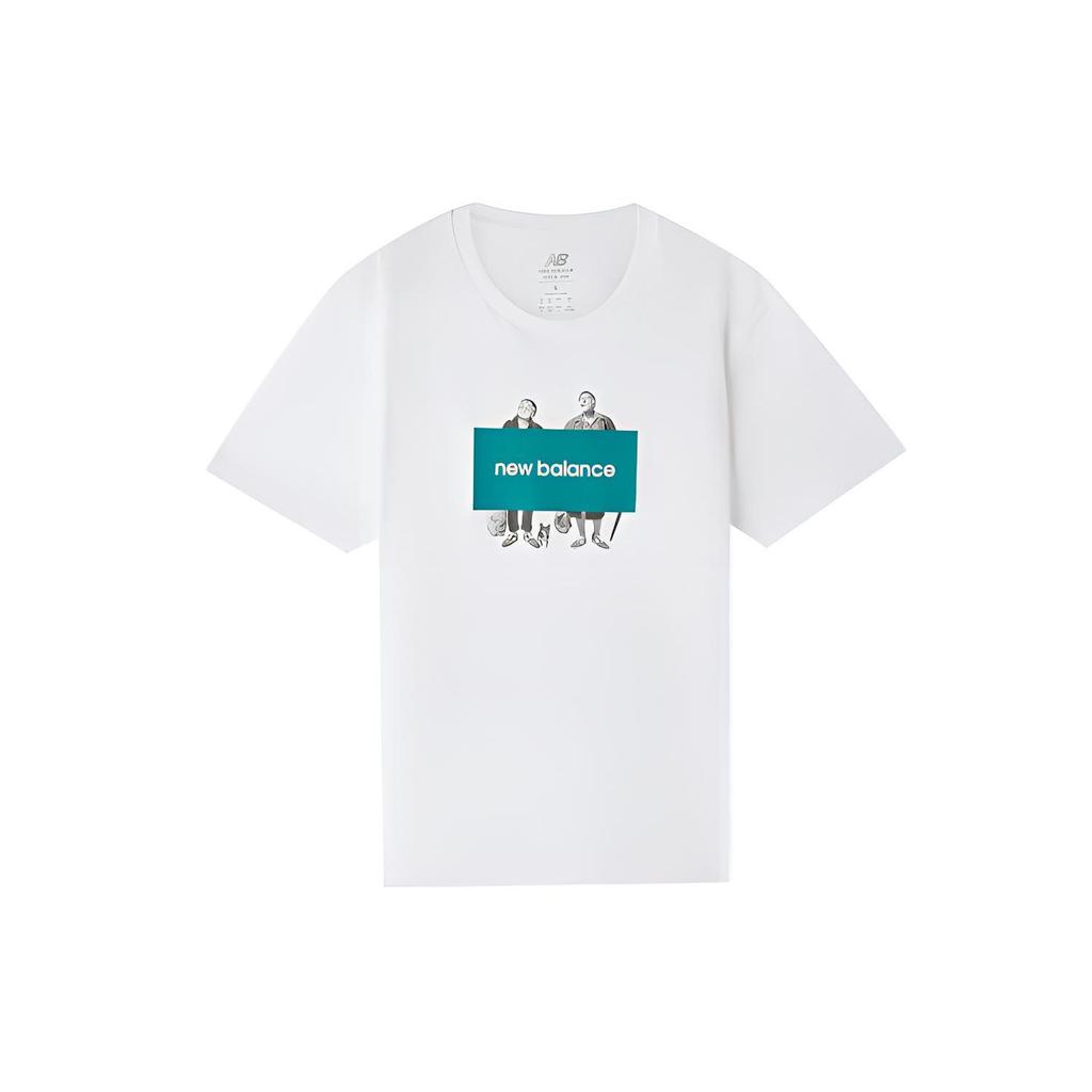 New Balance T Shirt Men's White AMT83535-WT