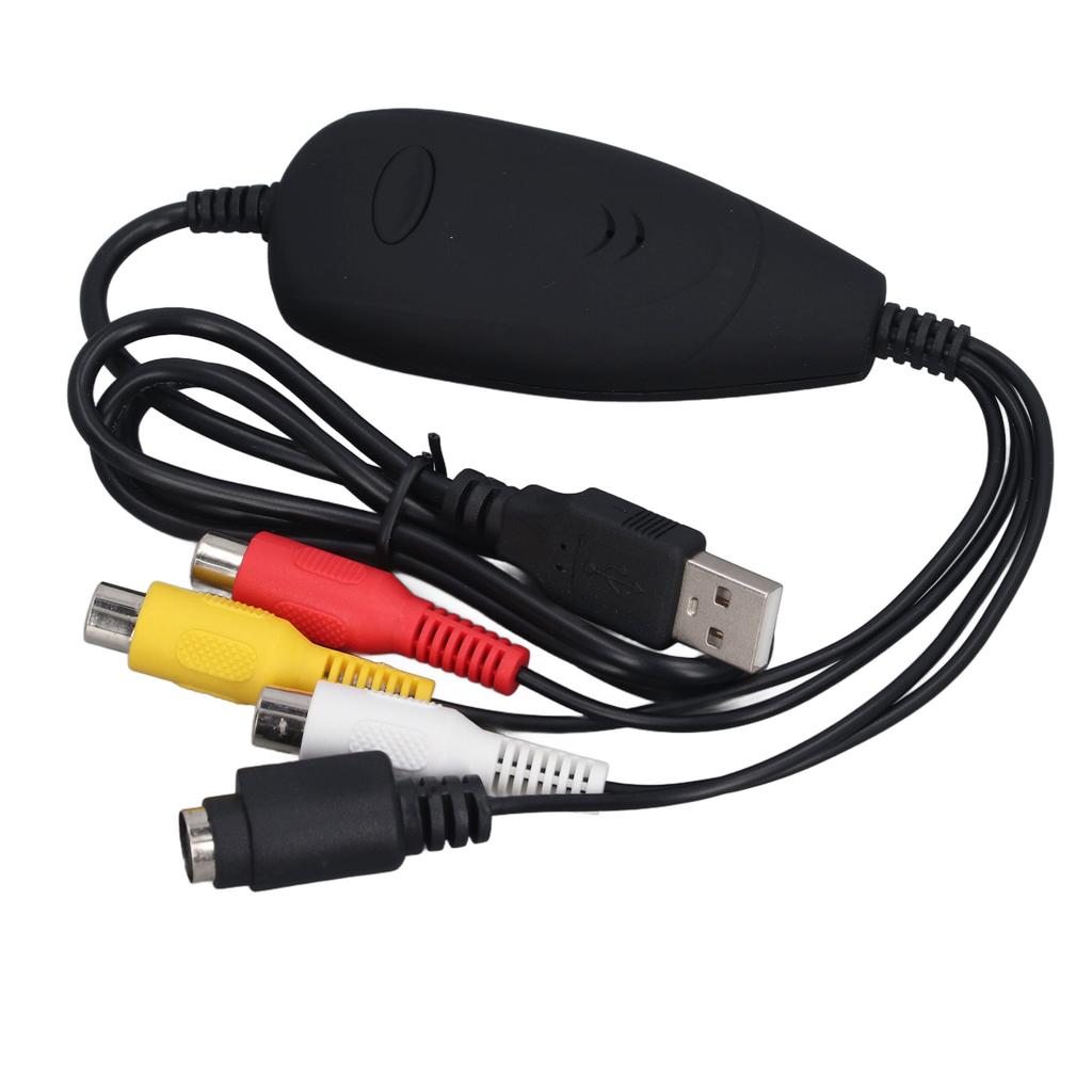 VHS DVD Maker Video Capture Card Professional Plug and Play USB 2.0 Video Capture Card for Windows