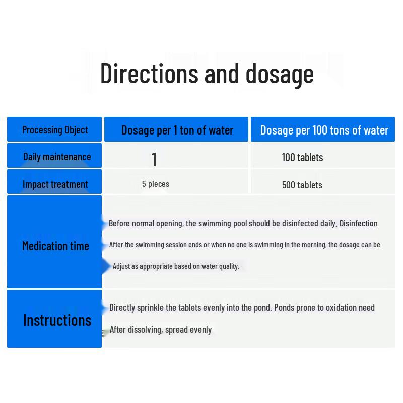 Yisuqing Fast-Dissolving Swimming Pool Chlorine Tablets
