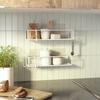 Official Umbra Shower Rack Shampoo Rack Set of CUBIKO 21018615660 Shelf, White, 2,