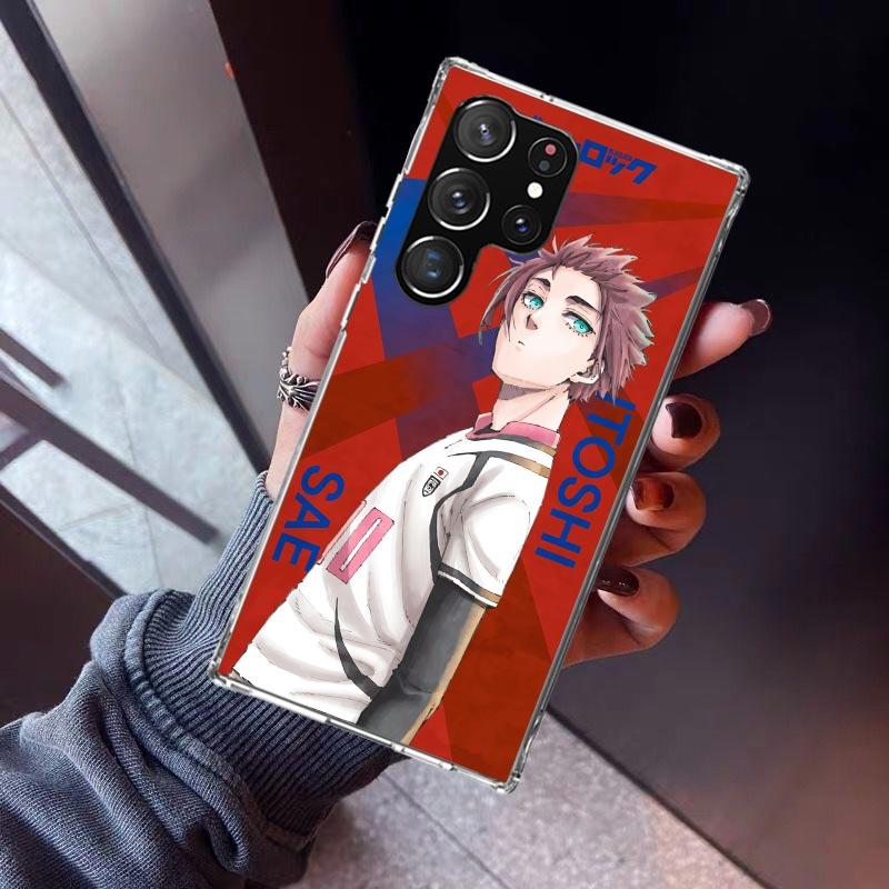 Heißes Anime Blue Lock Handyhülle Für Samsung Galaxy S26 S25 Edge S24 S23 Ultra S22 Plus S21 S20 FE Weiche TPU Rückseite Hülle Galax