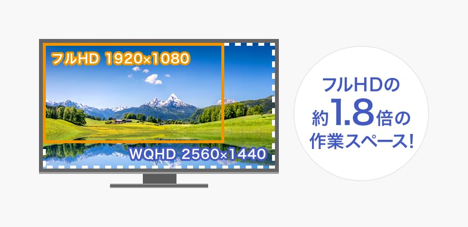 DATA Data Wide viewing angle ADS panel adopted WQHD compatible 27 inch wide liquid crystal display I-O I-O & LCD-MQ271XDB-A