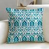 Moroccan Pattern Cushion Cover Soft & Easy-Wash Pillow Case – Versatile For Couch, Bed, Travel And Office