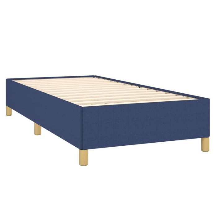 Maison Exclusive - Somier de láminas para cama con colchón Azul 80x200 cm Tela
