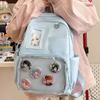 Large Capacity Backpack Campus Versatile Transparent Pain Bag Men's Multi-layer Casual Travel Backpack College Style School Bag