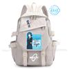 Anime JOJO Jonathan Joestar Golden Experience Daily Pack School Carrier with USB Port Laptop Compartment for Boys Girls Outing Bag