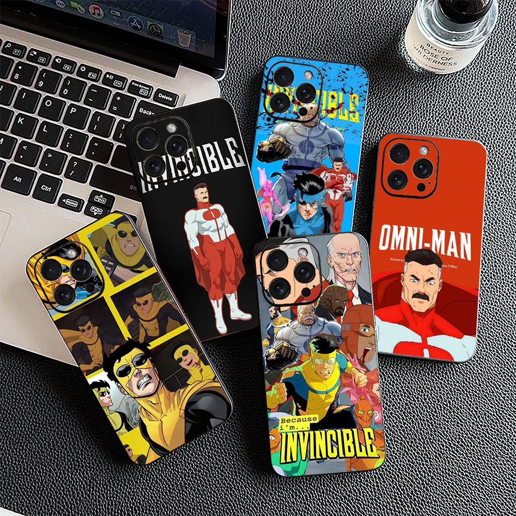 Omnis I-Invincibles Man OmniMan Casing Phone Cover for Xiaomi Redmi Note 12 10 11 9 8 Pro 10C 12C 9T 9A Note11 Note12 5G 4G Case