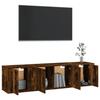 VidaXL TV Stand Set 3 Pcs Smoked Oak Engineered Wood 3188403