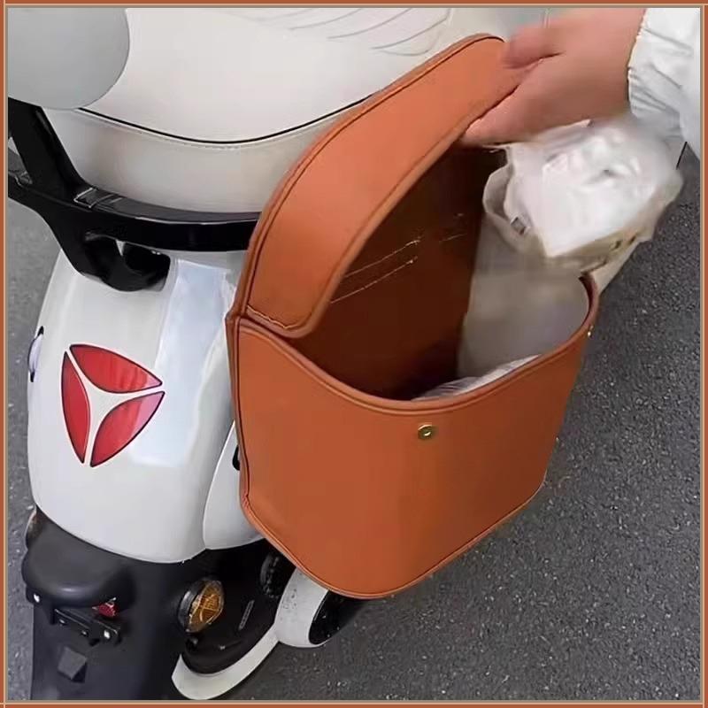 New Waterproof E Bike Storage Bag Front Rear Organizer Pouch Multifunction Electric Bicycle Handlebar Trunk Accessory