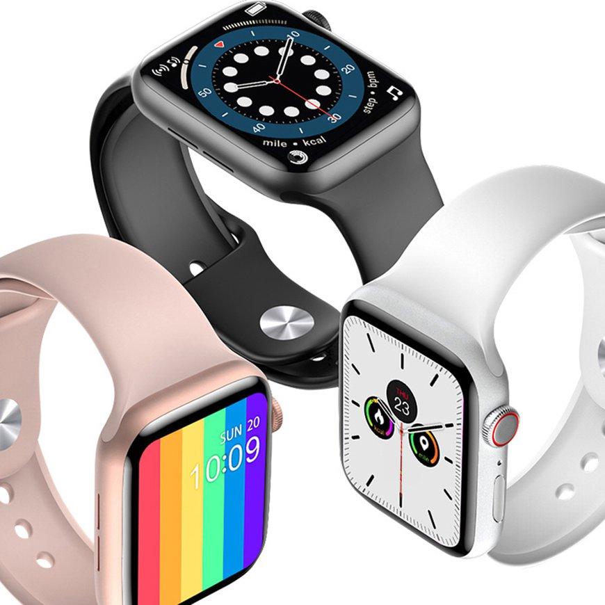 W66 + Смарт-часы Hiwatch Фитнес-трекер Активности Сердечный ритм Сон  Смарт-часы Вращающиеся кнопки Игровые часы купить недорого — выгодные цены,  бесплатная доставка, реальные отзывы с фото — Joom