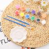 10/20Pcs Painting Brushes Set Art Round Flat Hair Nylon Hair Paint Brush for Oil Acrylic Watercolor Kids/Artists/Beginners/Stude