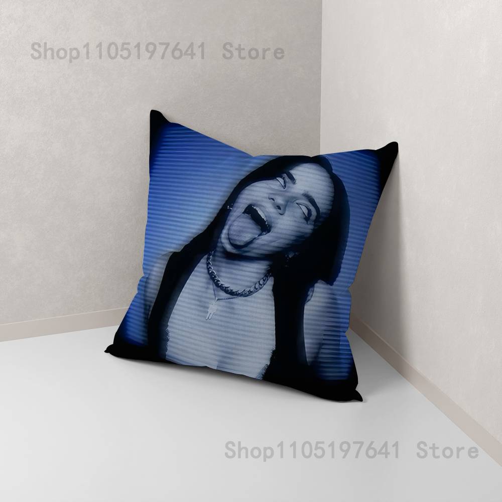 

B-BillieS Singer Pillow Case For Sofa Decor Car Office Room Printing Cushion Cover Decorations and Protector 12x12Inch