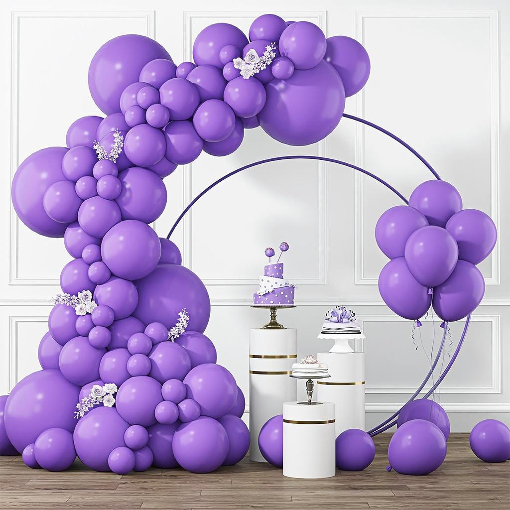 105PCS Pink Latex Balloon Set, Suitable for Birthdays, Graduation Ceremonies, Weddings, Anniversaries, and Party Decorations