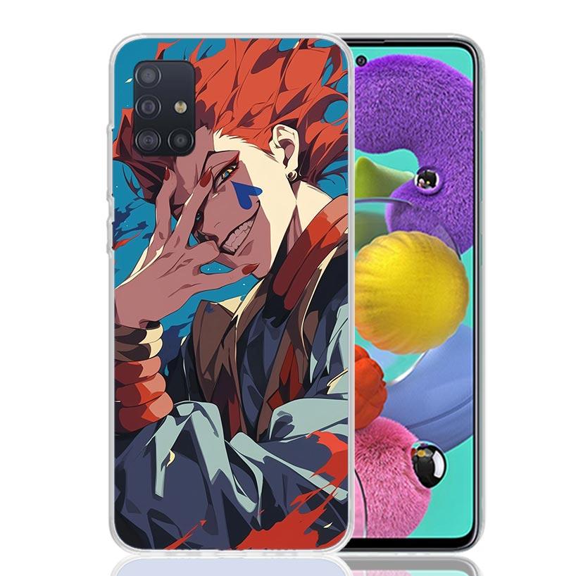 Huner X-Hunters Hisoka Phone Case For Samsung Galaxy A52 A32 A22 A12 A02S A50S A30S A51 A31 AA71 Note 20 Ultra 10 S10 Plus Galax