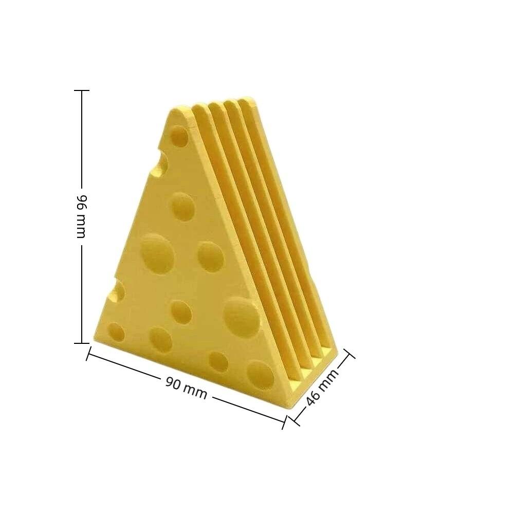Cute Cheese Design Perler Bead Board Storage Rack 3D Printing Plastic Material Cheese-Shaped Storage Rack Durable