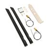 Wireless Card WIFI6E 5374M Gigabit 5G Dual Band NGFF M2 Interface Network Card with Antenna Connecting Cable Single