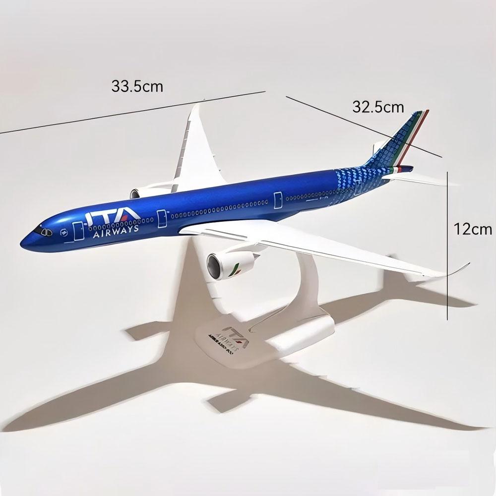

Масштаб 1/200 для Air Italian Airways Airbus A350-900 Авиалайнер Модель самолета для коллекции Подарки синий