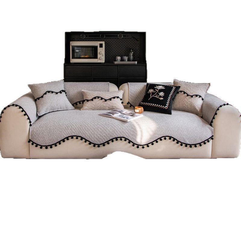 Cremewind Speziell geformtes Sofakissen Universell für alle Jahreszeiten Neue Sofabezug High-End Einteiliges Sofakissen