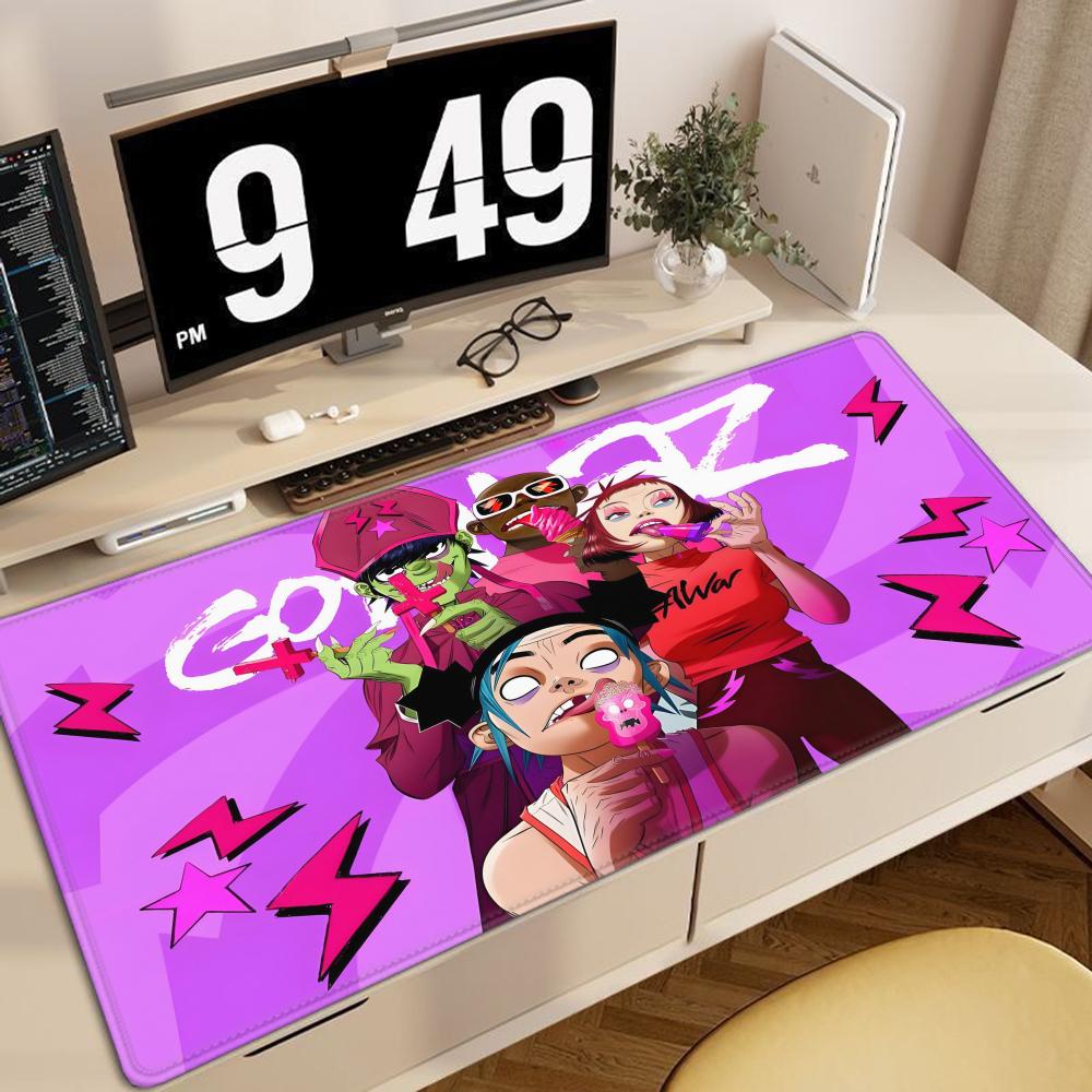 Rock Gorillaz Demon Days Mouse Pad Gaming Accessories Protector Office Laptop Gamer Cabinet Non Slip