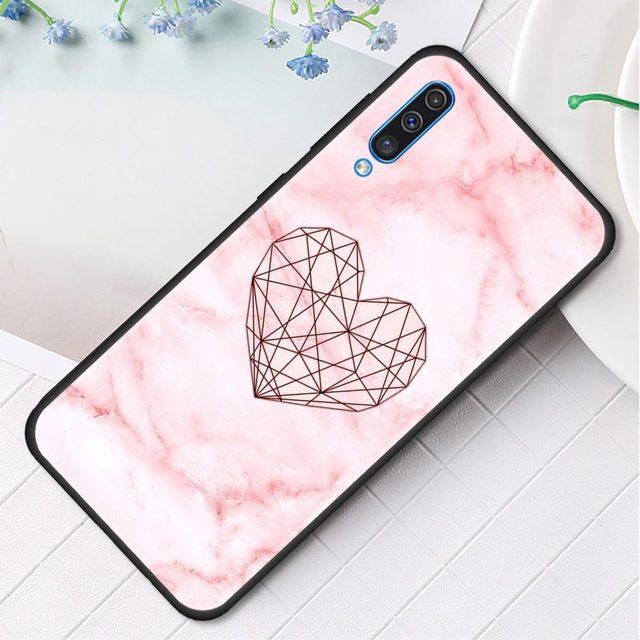 

Силиконовый чехол для телефона с розовым мраморным цветком для Samsung Galaxy A50 A70 A10 A20e A30 A40 A20s A10s A10e A80 A90 A60 A30s For Samsung A90 5G
