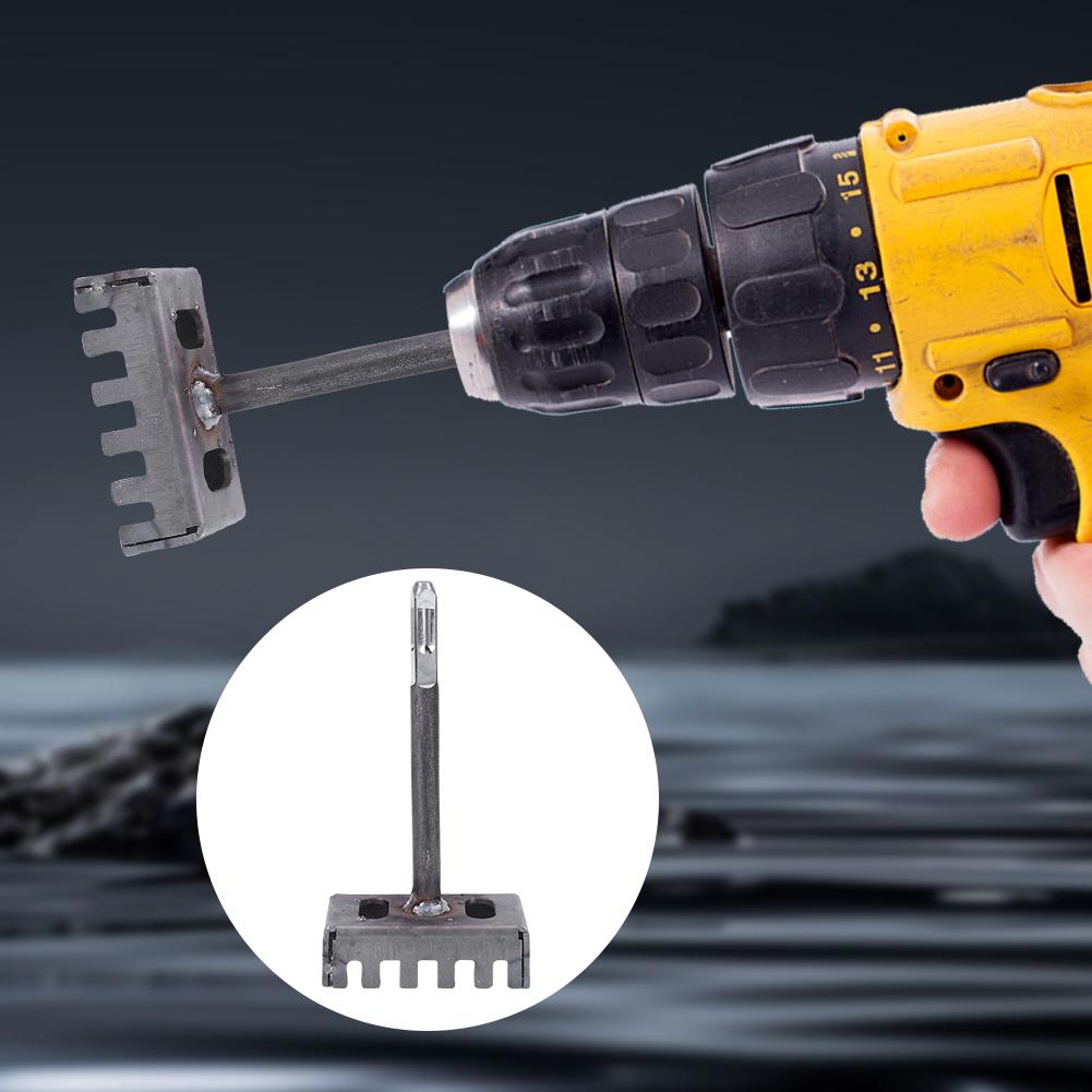 86-Type Rectangle Slot Cutout Saw Wear Resist Electrical Box Hole Punch Tool Reusable Square Hole Punch for Rotary Hammer Brick