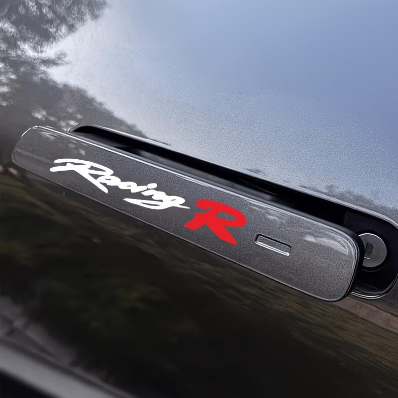 Matte Self-Adhesive Vinyl Windshield Wiper Sticker Car Decal Cover Car Body Scratch Auto Exterior Decor