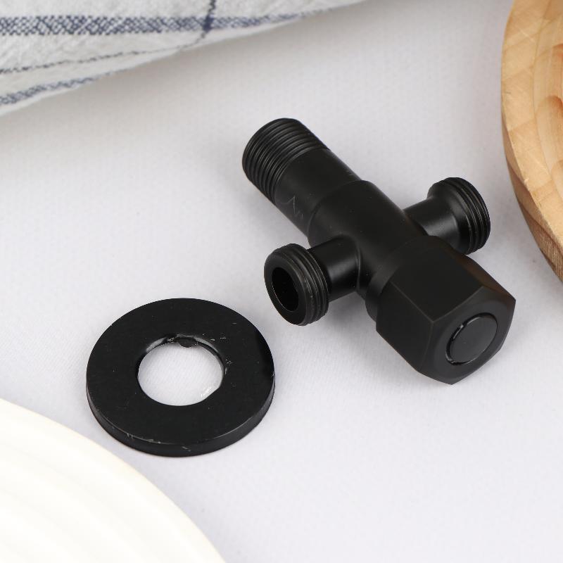 Stainless Steel Bathroom Quick Opening Triangle Valve Accessories 2 Way Angle Valve Bath Bidet Sprayer Toilet Shower Head Parts