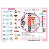 [Rhythm demonstration video included] Attendance cards / Pink / 10 sheets / W26cm x H19cm / Attendance cards for piano lessons, music teaching materia