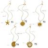 Ocean Starfish Pendant Necklace Elegant Adjustable Clavicle Chain Accessory Comfortable Stylish Holiday Jewelry Gift
