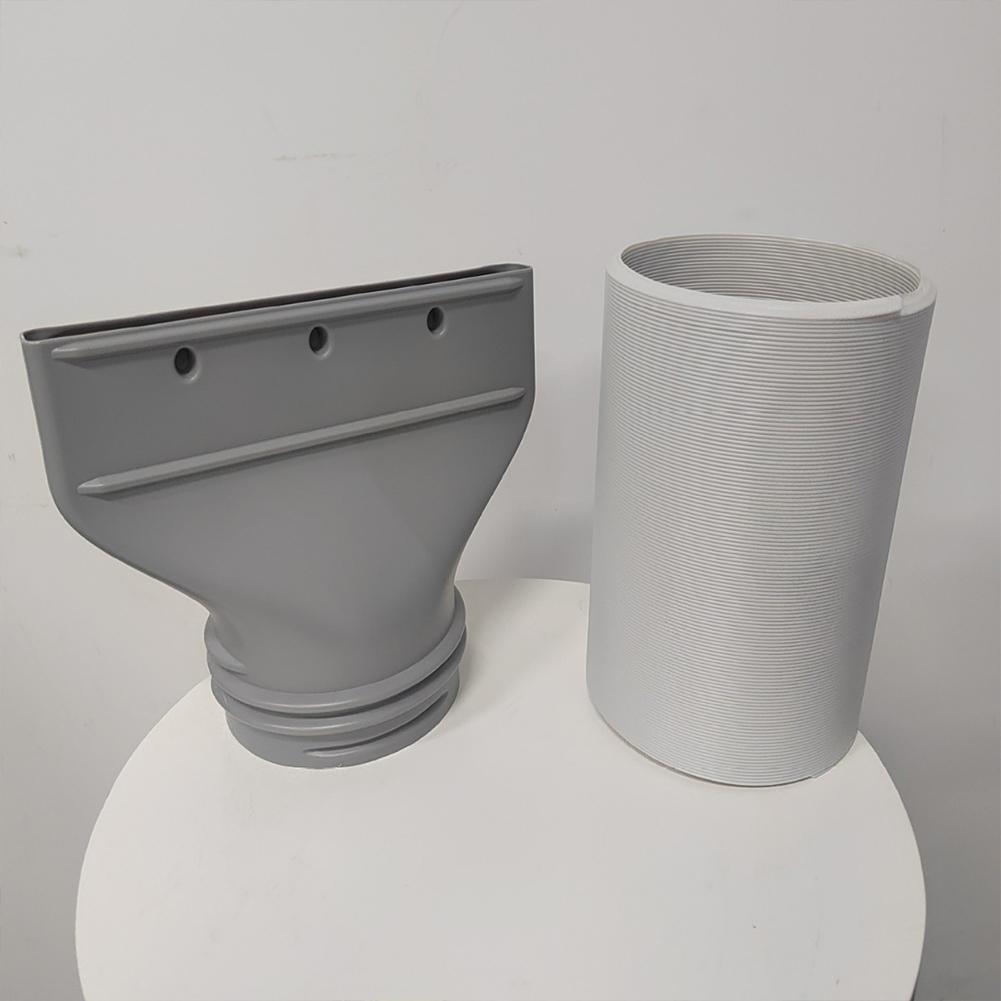 Flat Air Conditioning Exhaust Hose Adapter Air Conditioning Hose Adapter Exhaust Hose Window Adapter 13/15CM Air Vent Pipe