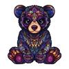 Bear Puzzle Wooden Special-Shaped Splicing Toy Piggy Bank Multi-Functional Decompression Puzzle