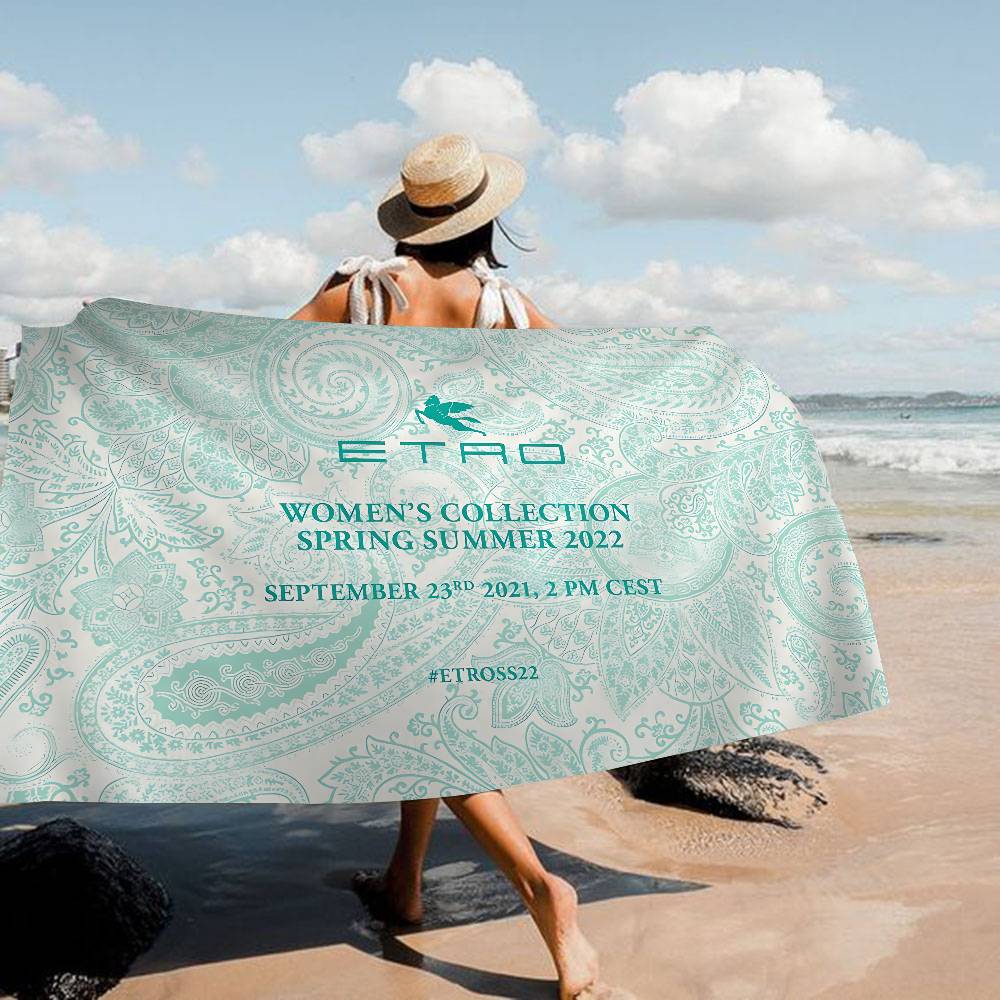 Brand E-Etro Big Microfiber Beach Towels Quick Dry Towel Sand Beach Towels Pool Towel for Travel Swim Pool Yoga