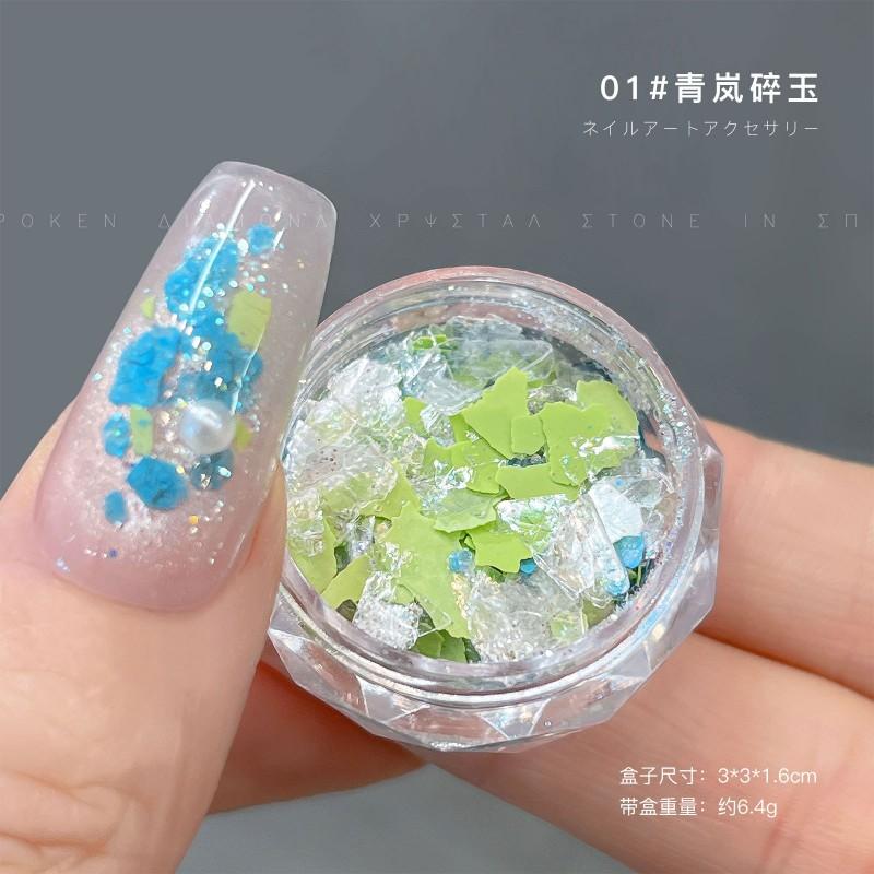 Nail Art Glitter Mix Irregular Shiny Sequins DIY Manicure Decoration
