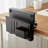 Desk Side Storage Rack 22 Load Capacity Clampon Organizer Sturdy Metal Construction DeskMounted