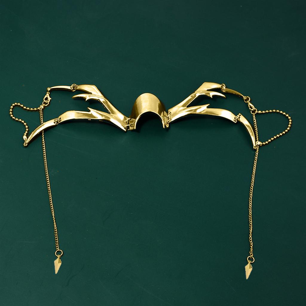 Unique Alien Fluid Face Accessory Nose Chin Mechanical Mask Futuristic Fashion Jewelry Elegant Party Accessories