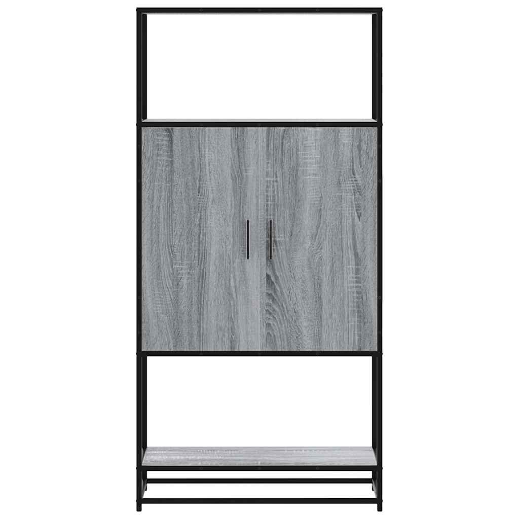 Vidaxl Armadio Alto, Rovere Sonoma Grigio, 68X35X139 Cm