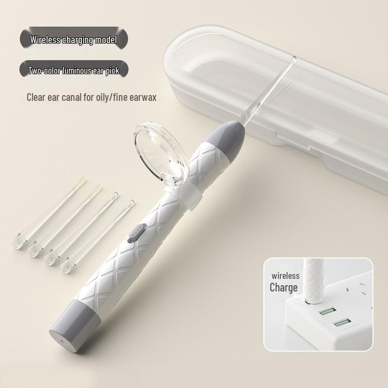Baby Earwax Removal Tool: Soft-Headed Ear Pick with Light for Infants and Toddlers