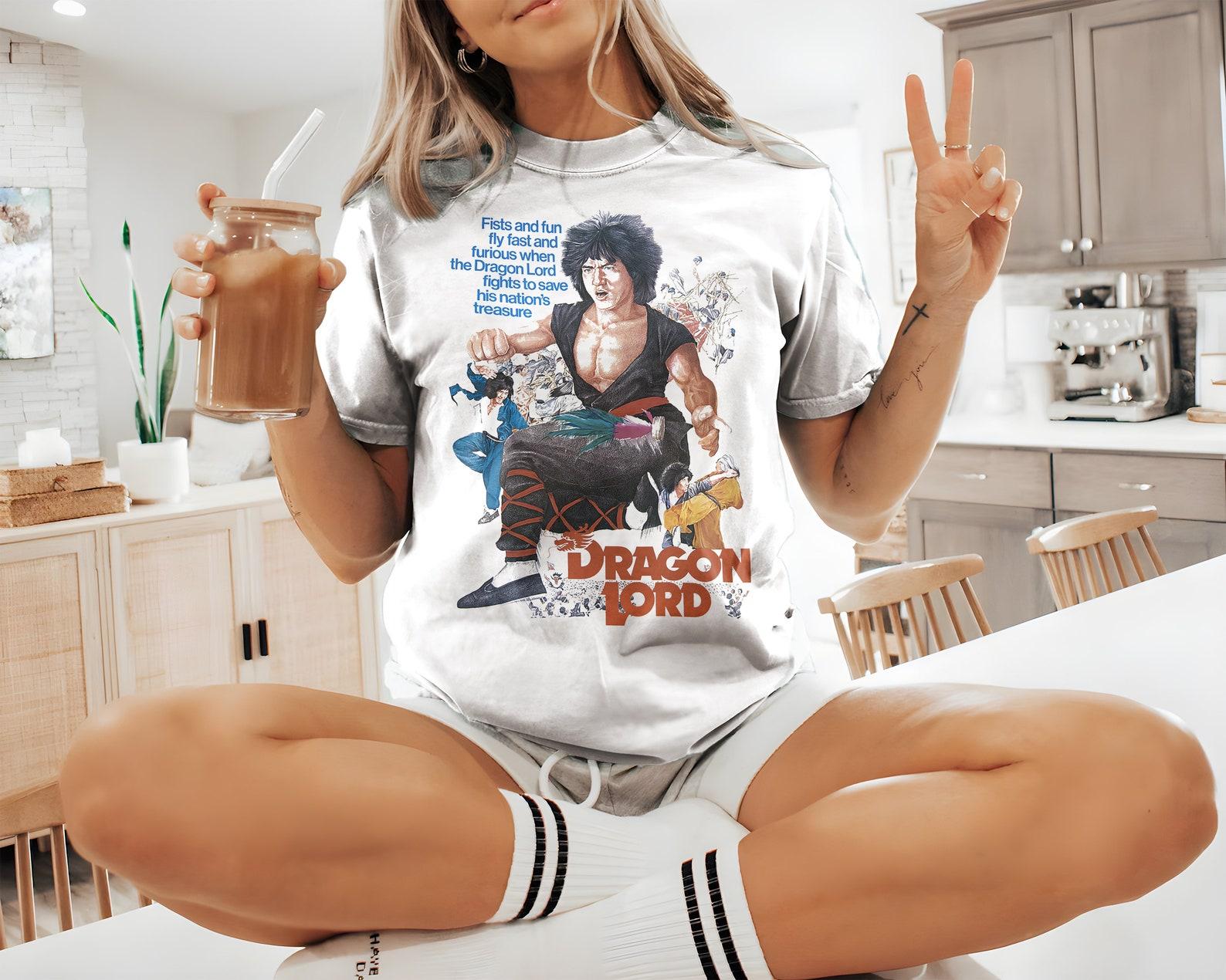 Jackie Chan Dragon Lord V1 Movie Poster Classic Movie Unisex T-Shirt all sizes S-5XL XL