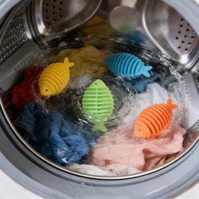 5/10/20 Stück Kleine Fisch-Wäschebälle Anti-Verhedderungs-Wäschebälle Verhindert Knoten Reinigungsbälle Geeignet für den Heim- und Reisegebrauch