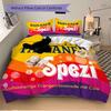 3Pcs Paulaner Spezi Orange Cola Bedding Set Quilt Cover Pillowcase Home Christmas Xmas Halloween Gift 1 Duvet Cover 2 Pillowcase M92427