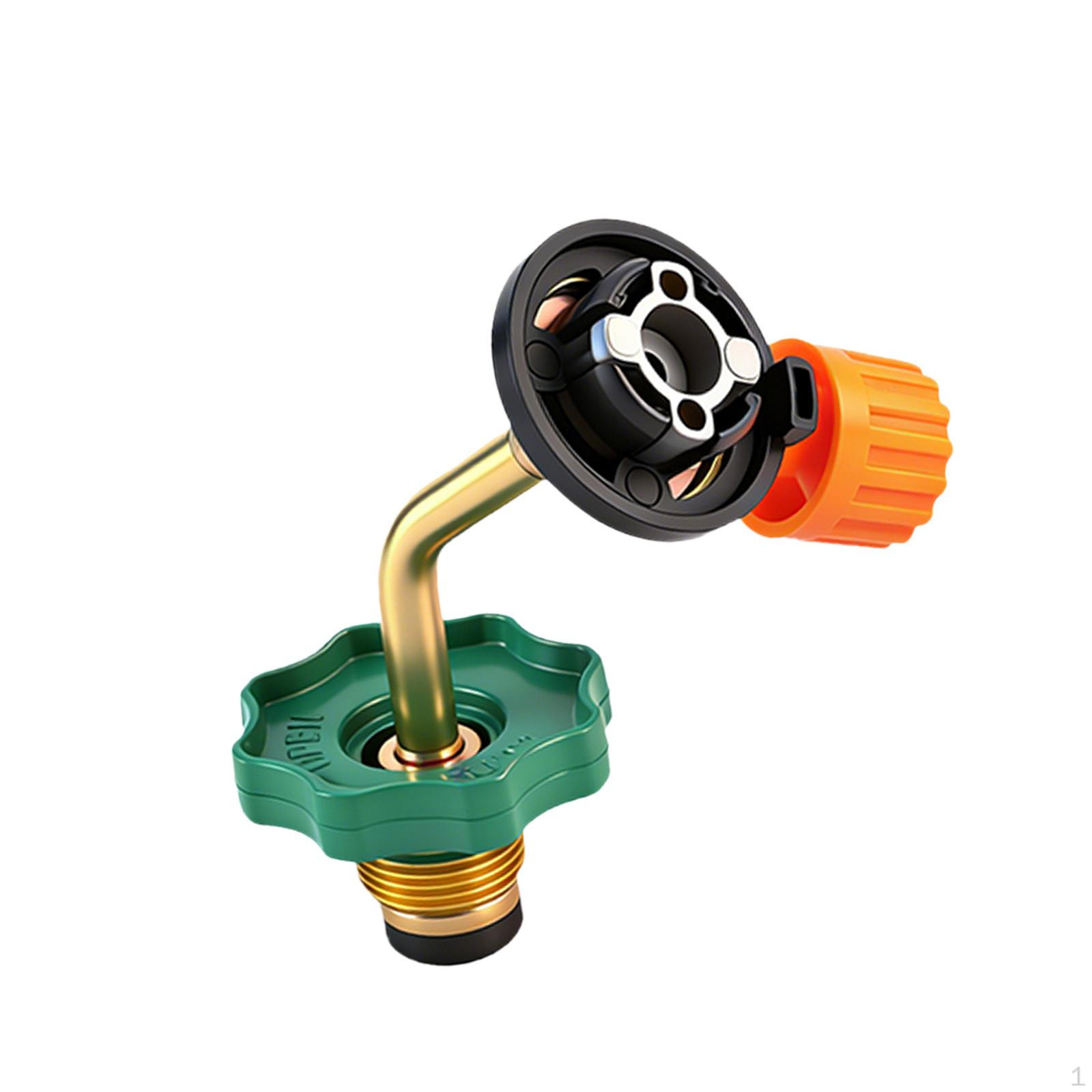 

Gas Tank Refill Adapter Compact Filling Valve for Backpacking Hiking Outdoor