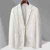 Men's Iron-Free Light Luxury Blazer - Spring & Autumn Single-Breasted Casual Suit