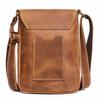 Men'S Genuine Leather Shoulder Small Backpack Crazy Horse Leather Simple Messenger Bag Cowhide Retro Mobile Phone Bag