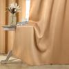 Polyester 100% Blackout Plain Long Door Curtains|100% Room Darkening| Blackout Long Door Curtains| 9 Feet |Set of 2| Plain Design