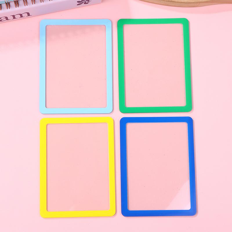 5Pcs Hard Edged Card Sleeve Protective Shell Plastic Material Card Sleeve Anti Fall Protective Shell Providing Protection