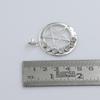 Moonstone Pendant, Moon Star Silver Pendant, Silver Charm Jewelry, 925 Sterling Silver Handmade Jewelry Ap7117