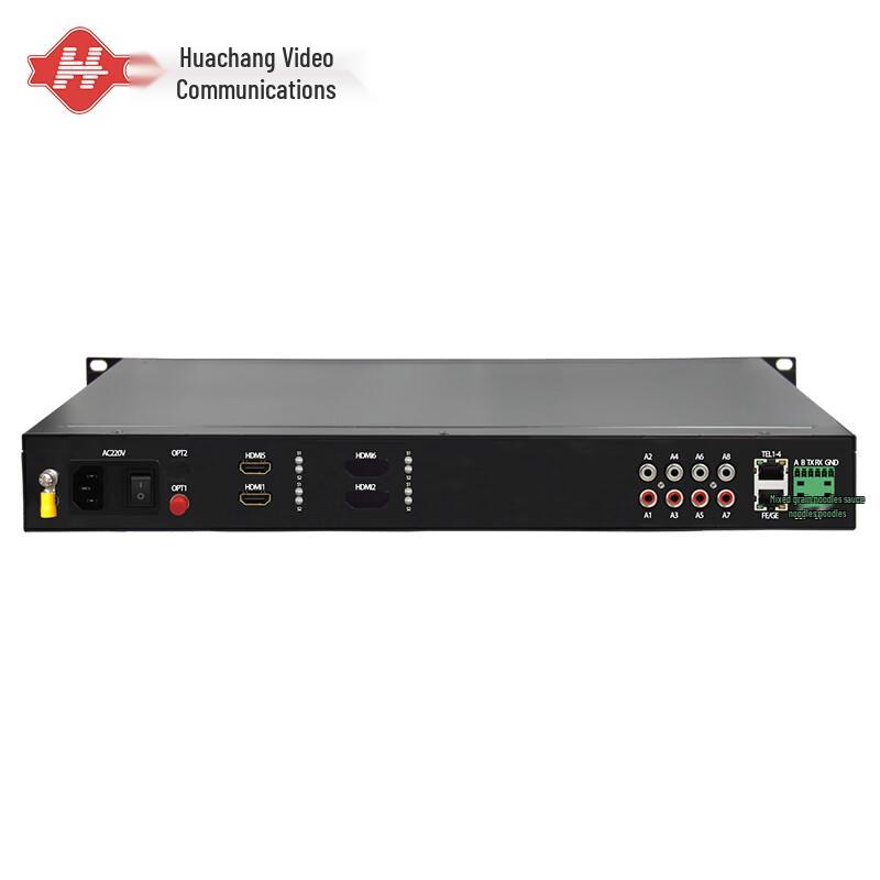 Huachang Vision 1U Bidirectional HDMI/Audio Video Optical Transceiver (CN Version)