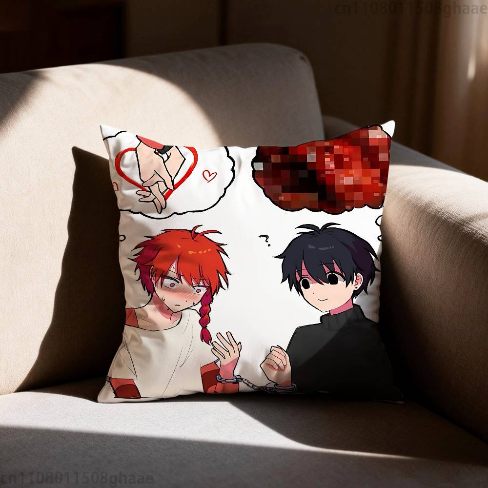Game Zeno Remake Pillow Case Square DoubleSided Printing Short Plush Sofa Cushion Cover Bedroom Bedside Pillow