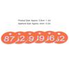 50Pcs Numbered 51-100 Numbered Labels Round Shape Animal Husbandry Tags  Beekeeping