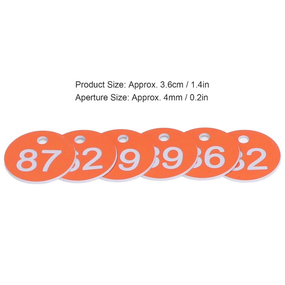 50Pcs Numbered 51-100 Numbered Labels Round Shape Animal Husbandry Tags  Beekeeping